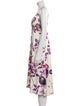 Sipos New York Floral Print Midi Length Dress