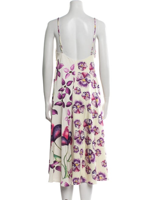 Sipos New York Floral Print Midi Length Dress