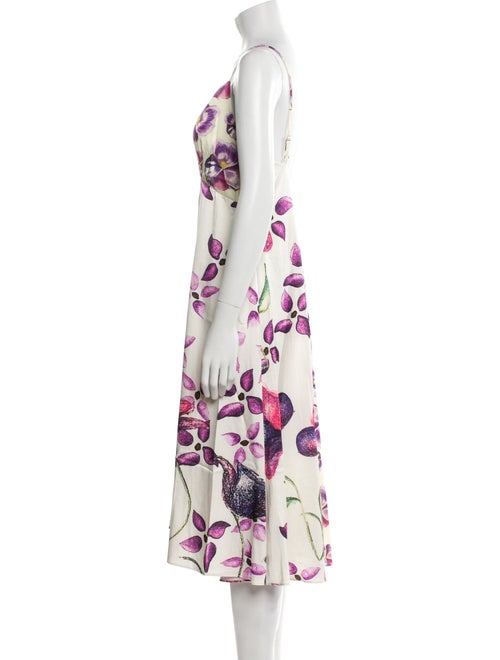 Sipos New York Floral Print Midi Length Dress