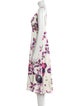 Sipos New York Floral Print Midi Length Dress