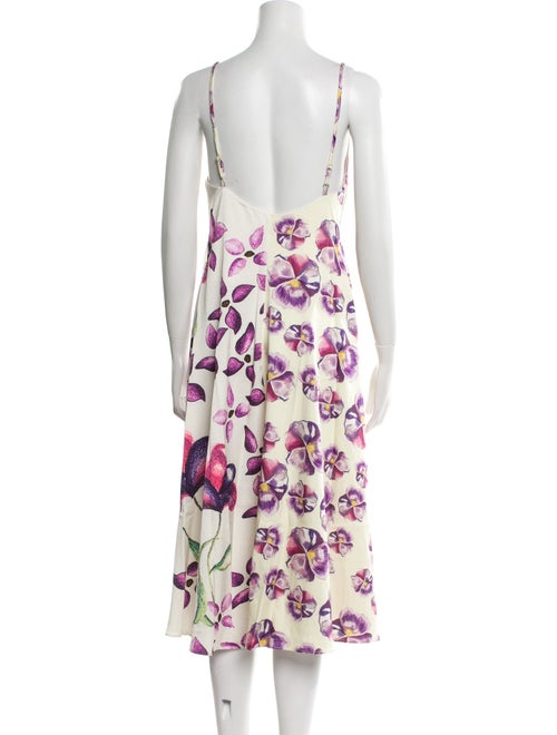 Sipos New York Floral Print Midi Length Dress
