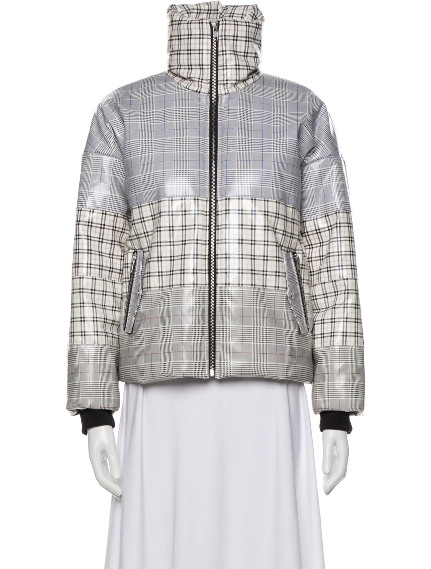 Sipos New York Plaid Print Jacket