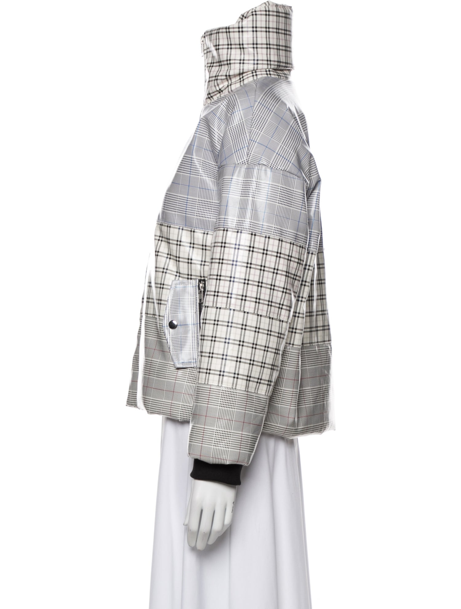 Sipos New York Plaid Print Jacket