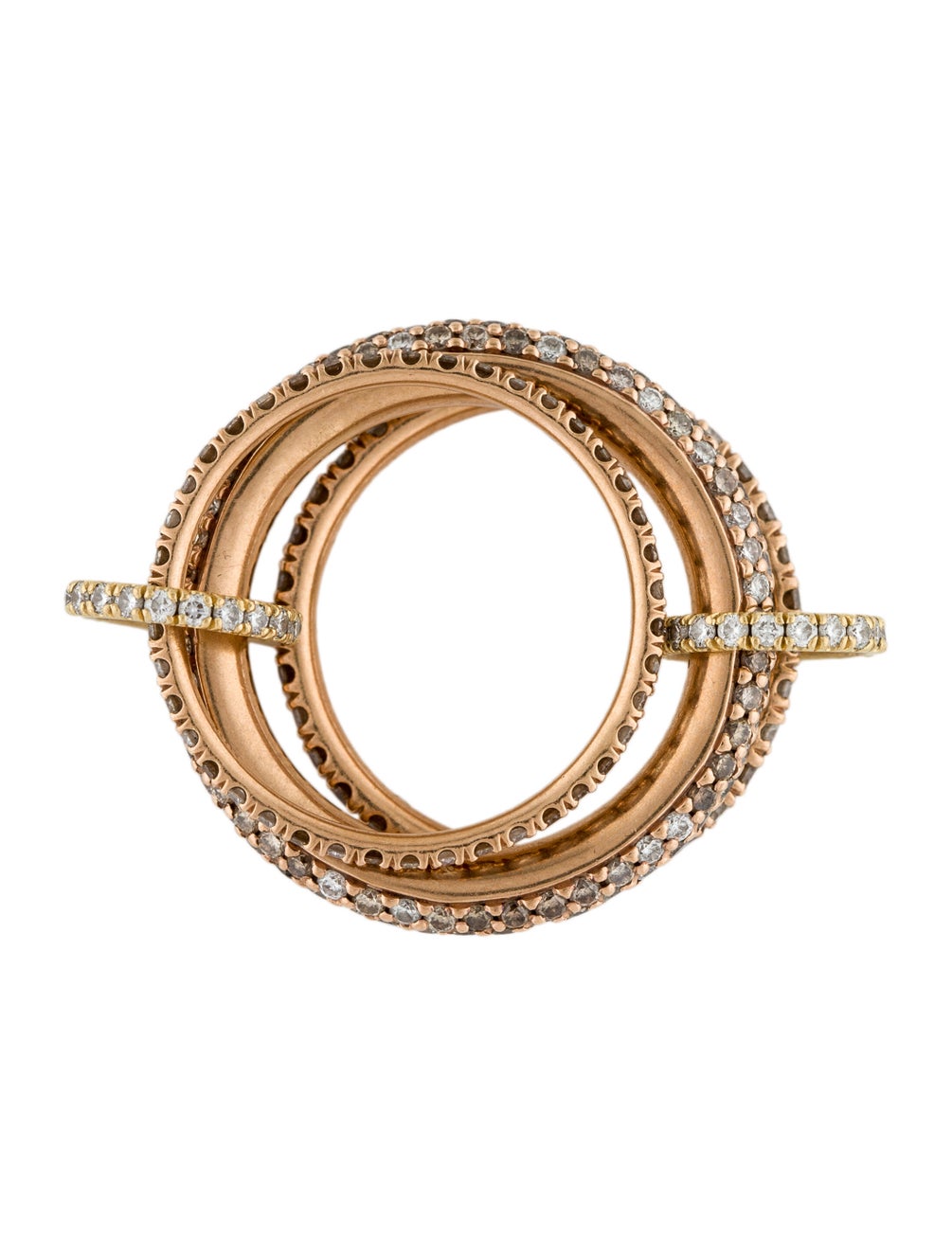 Spinelli Kilcollin 18K 2.80ctw Diamond Nova Rose Ring 18K Yellow Gold