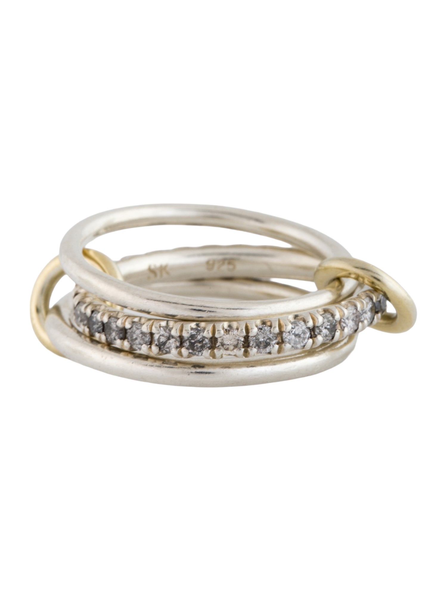 Spinelli Kilcollin Two-Tone 1.35ctw Diamond Petunia SG Ring