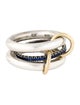 Spinelli Kilcollin Two-Tone Sapphire Tigris Ombré Linked Ring