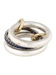 Spinelli Kilcollin Two-Tone Sapphire Tigris Ombré Linked Ring