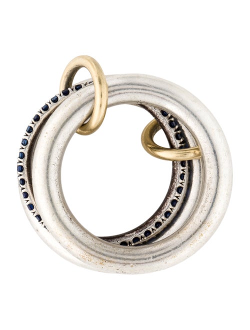 Spinelli Kilcollin Two-Tone Sapphire Tigris Ombré Linked Ring