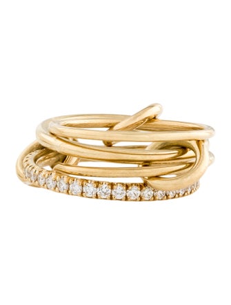 Spinelli Kilcollin 18K Diamond Pisces Pavé Ring