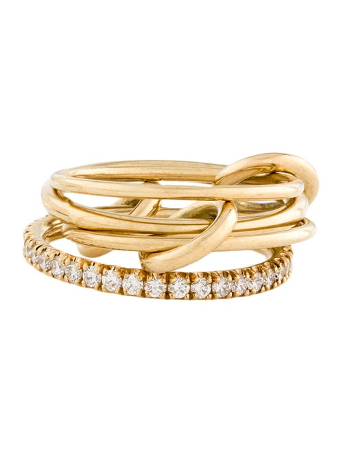 Spinelli Kilcollin 18K Diamond Pisces Pavé Ring