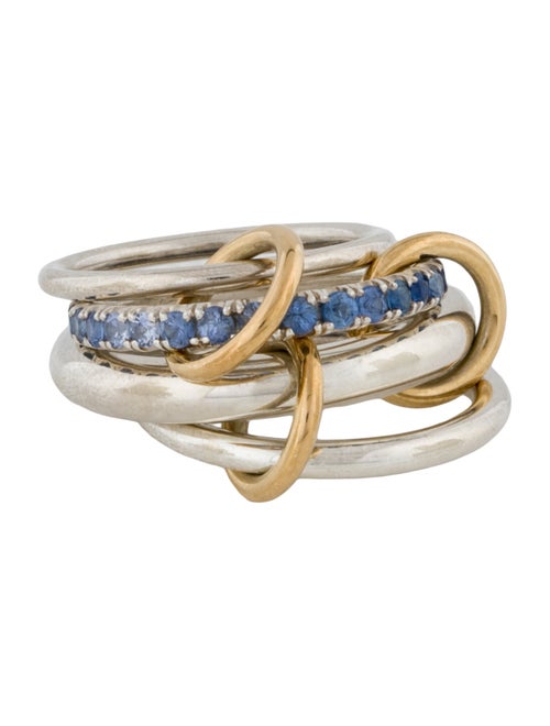 Spinelli Kilcollin Sapphire Janssen Ombre Four Row Band