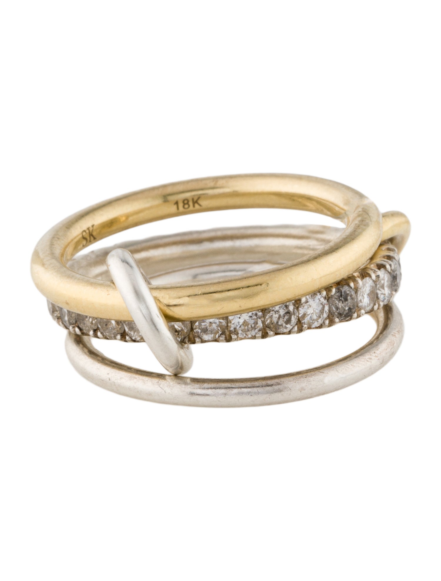 Spinelli Kilcollin 1.40ctw Diamond Petunia SG Gris Ring