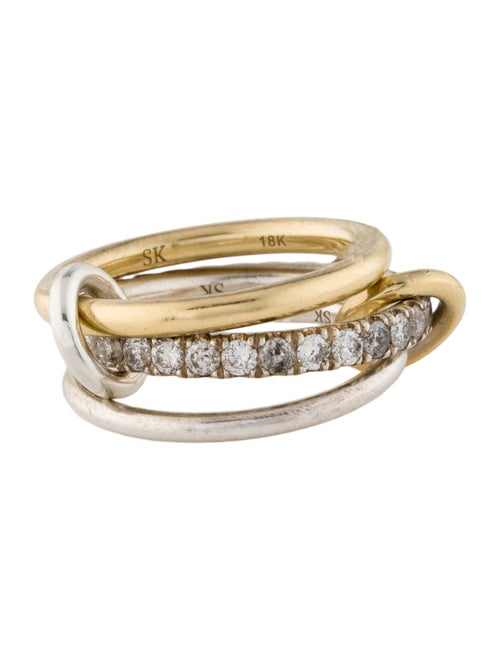 Spinelli Kilcollin 1.40ctw Diamond Petunia SG Gris Ring