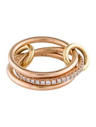 Spinelli Kilcollin 18K Diamond Sonny Rolling Ring