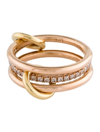 Spinelli Kilcollin 18K Diamond Sonny Rolling Ring