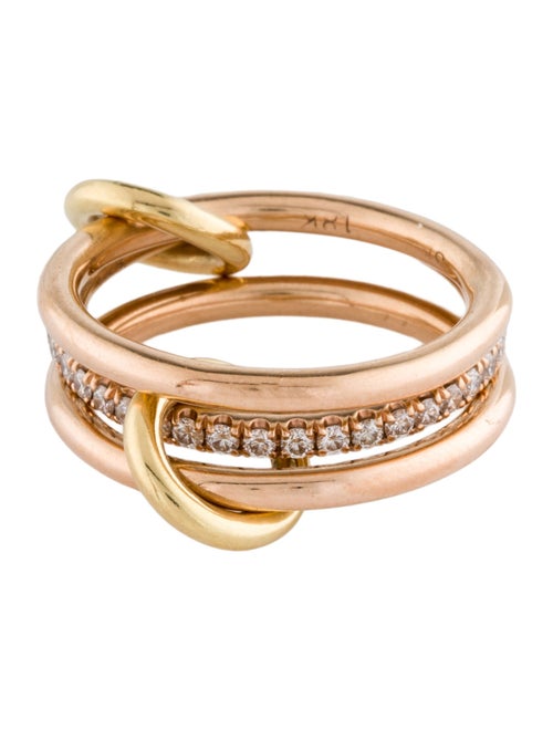 Spinelli Kilcollin 18K Diamond Sonny Rolling Ring