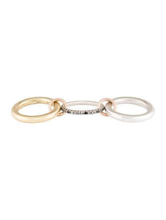 Spinelli Kilcollin Diamond Libra 3-Link Ring