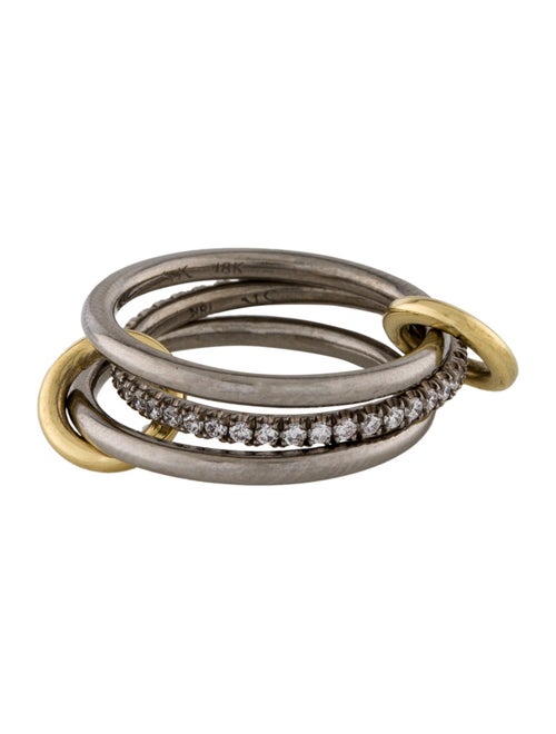 Spinelli Kilcollin 18K Diamond Rolling Ring