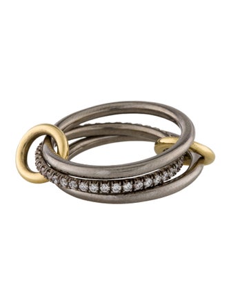 Spinelli Kilcollin 18K Diamond Rolling Ring
