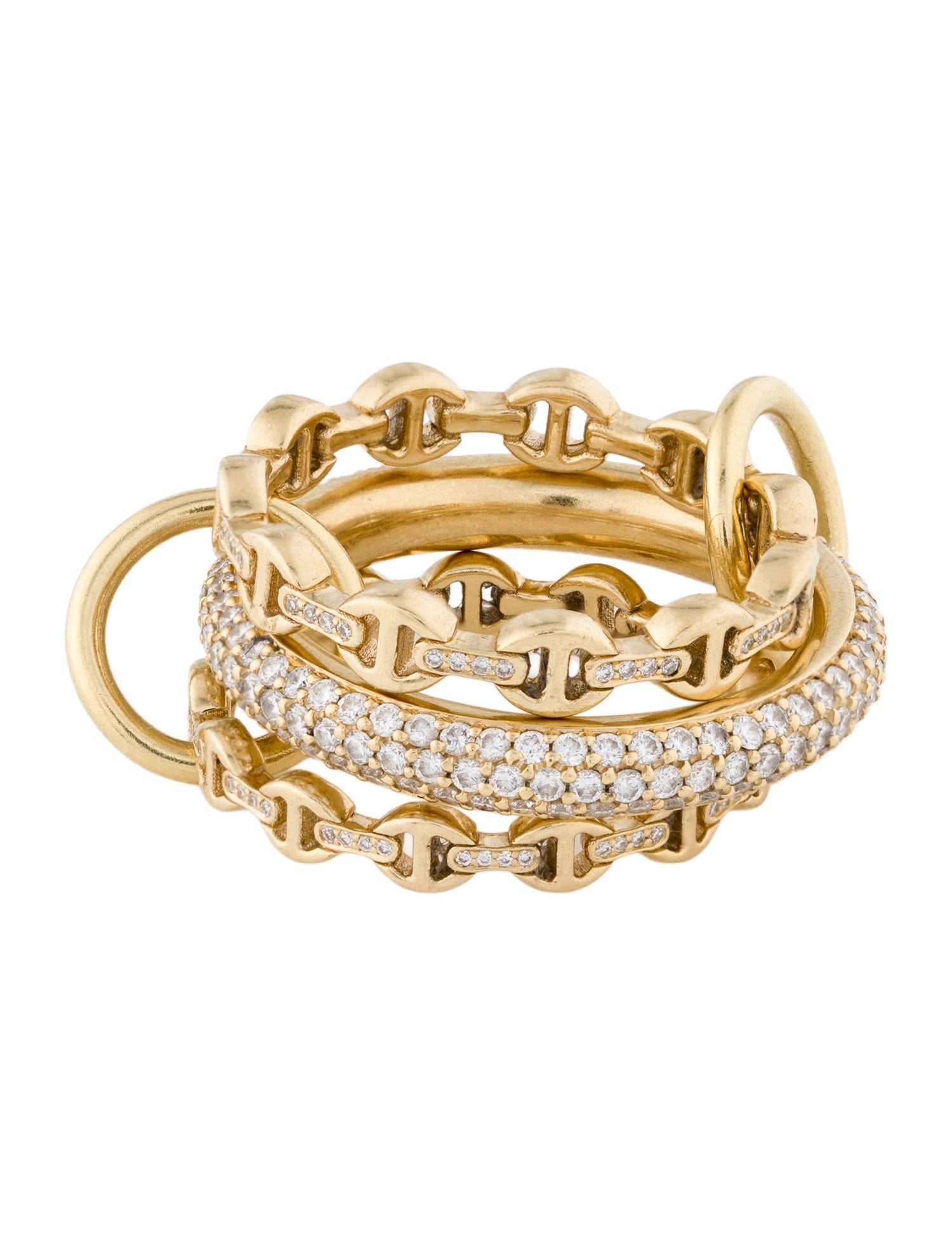 Spinelli Kilcollin X HOORSENBUHS 18K 1.50ctw Diamond Microdame ring