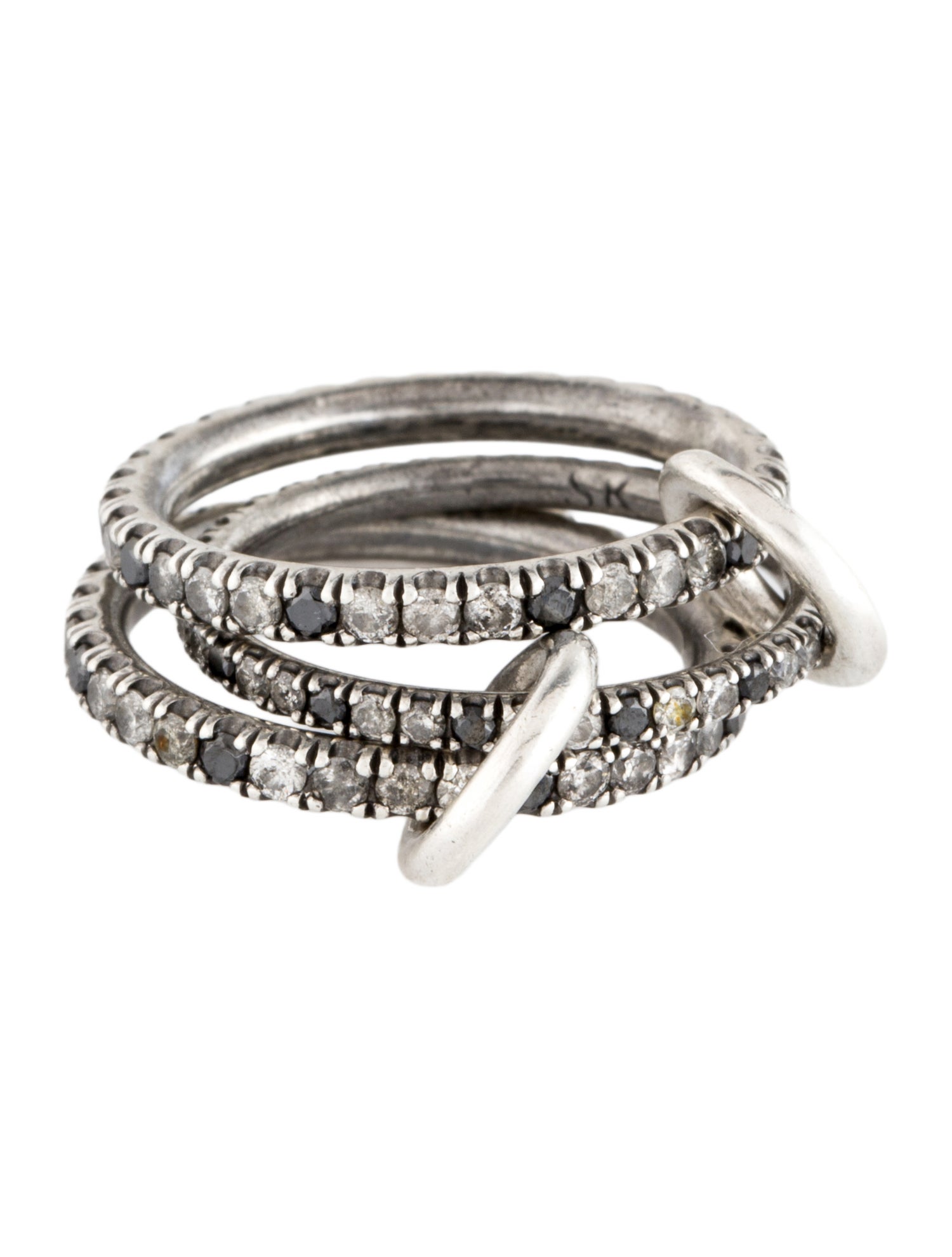 Spinelli Kilcollin 1.42ctw Diamond 3 Band Ring