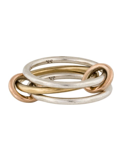 Spinelli Kilcollin 18K Thi-Color Solarium Band Ring