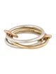 Spinelli Kilcollin 18K Thi-Color Solarium Band Ring