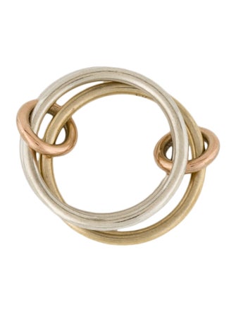 Spinelli Kilcollin 18K Thi-Color Solarium Band Ring