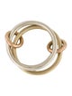 Spinelli Kilcollin 18K Thi-Color Solarium Band Ring