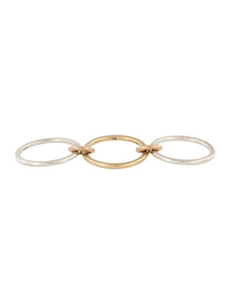 Spinelli Kilcollin 18K Thi-Color Solarium Band Ring