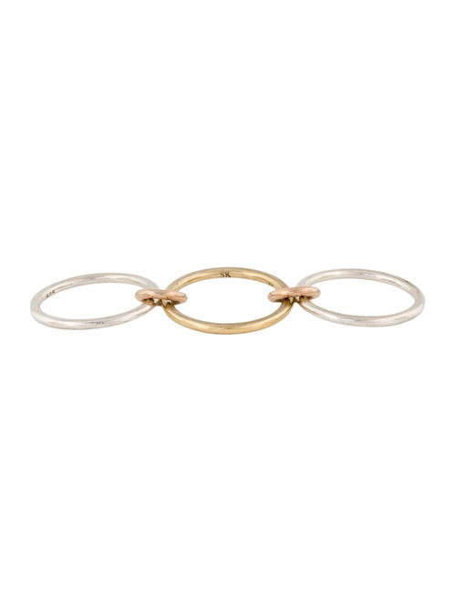 Spinelli Kilcollin 18K Thi-Color Solarium Band Ring