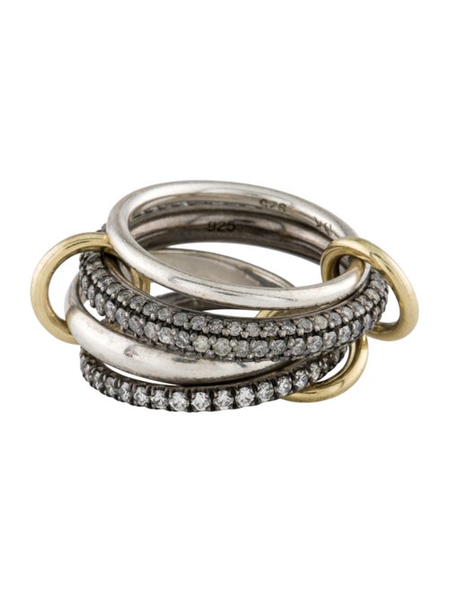 Spinelli Kilcollin Diamond Vega 4-Link Ring