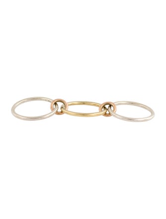 Spinelli Kilcollin Tri-Color Three-Band Ring