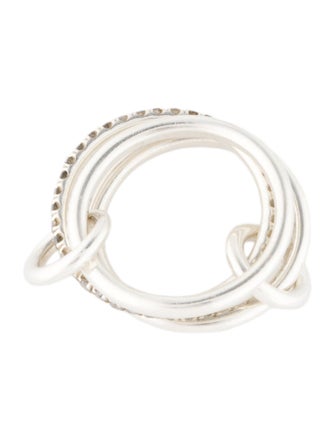 Spinelli Kilcollin Diamond Sonny Silver Multi-Band Ring