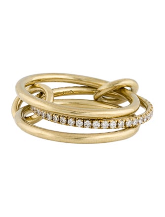 Spinelli Kilcollin 18K Diamond Sonny Three Band Ring