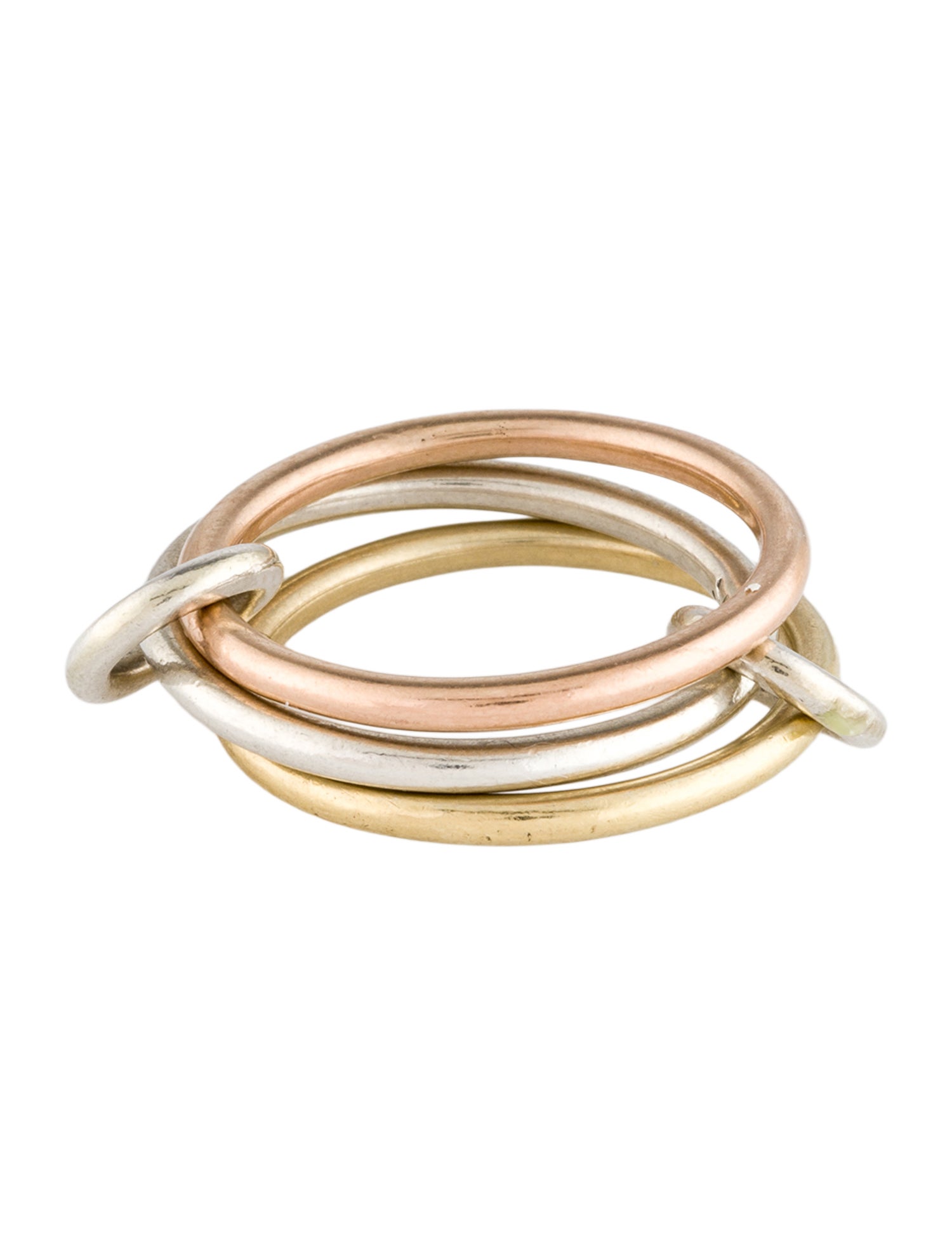 Spinelli Kilcollin Tri-Color Three-Band Ring