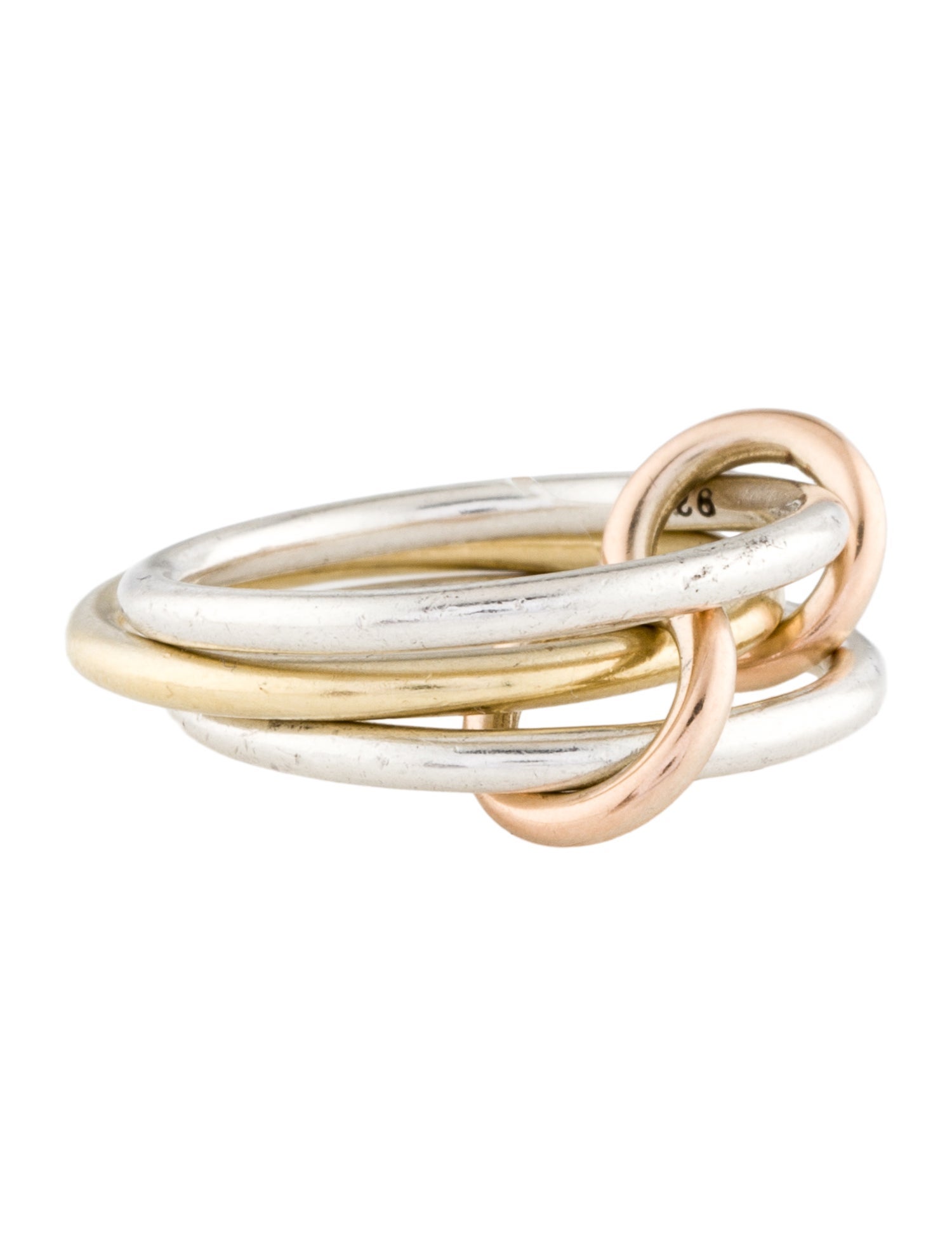 Spinelli Kilcollin Two-Tone Solarium SY Band Ring