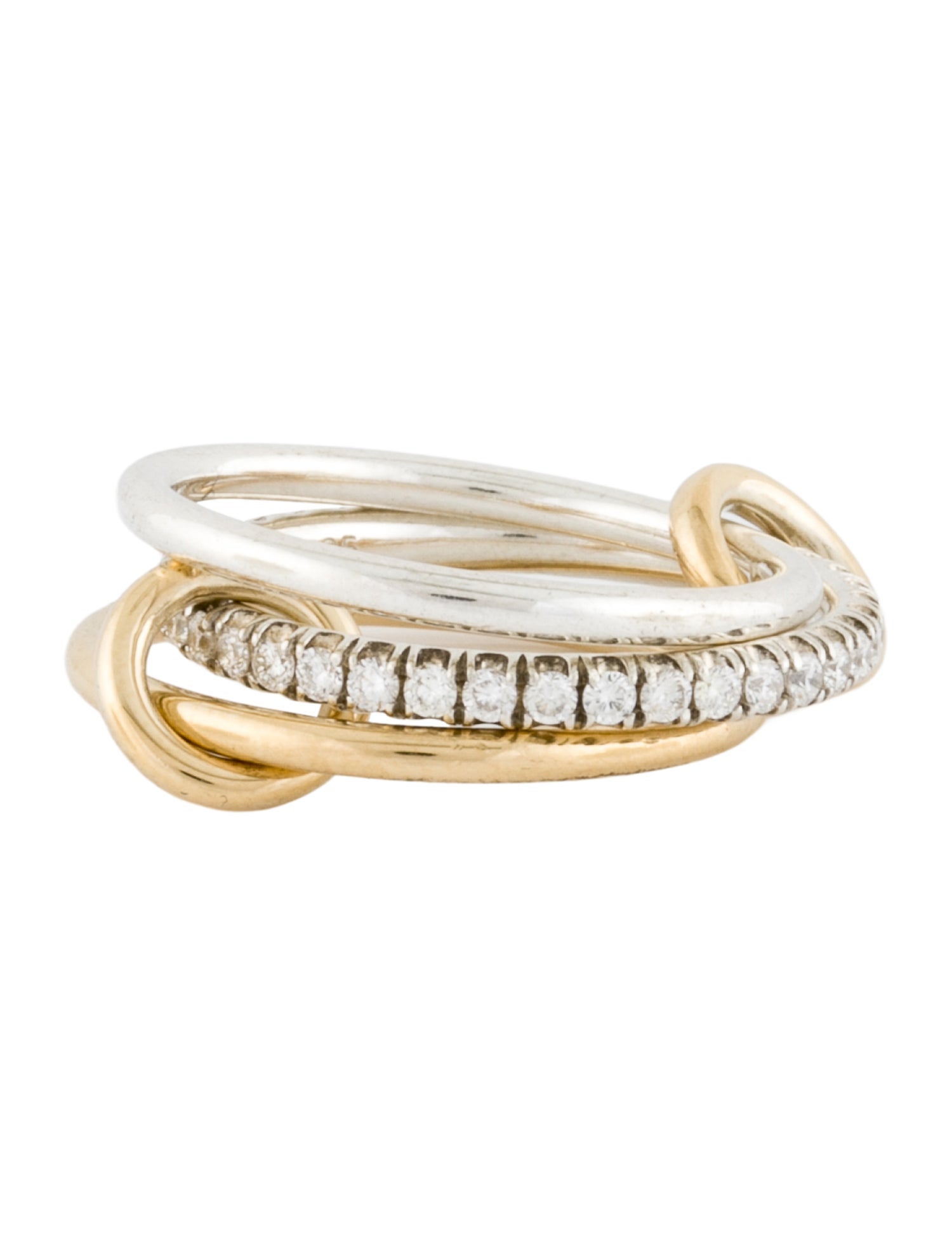 Spinelli Kilcollin Diamond Tigris Ring Set