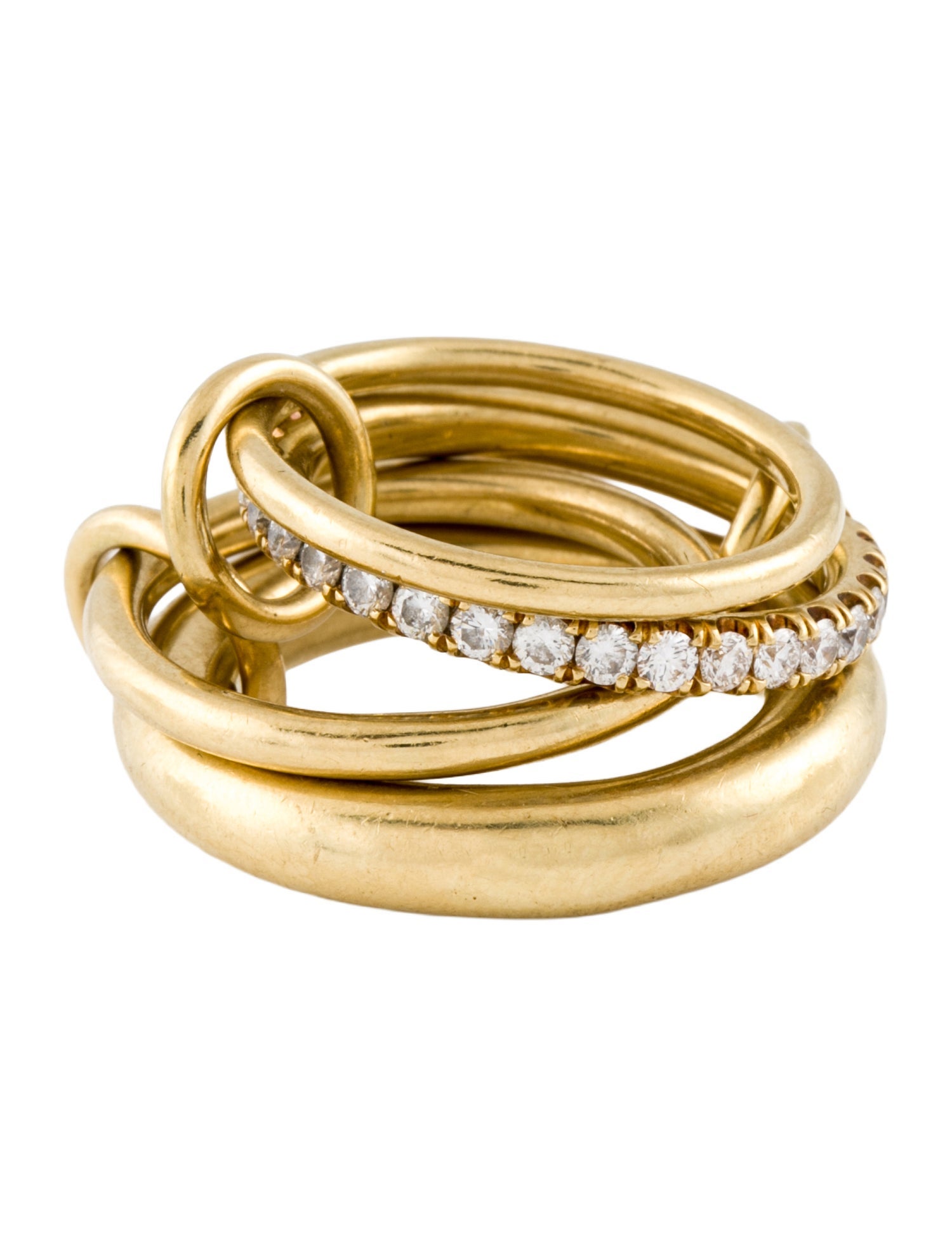 Spinelli Kilcollin 18K 1.24ctw Diamond Luna Ring