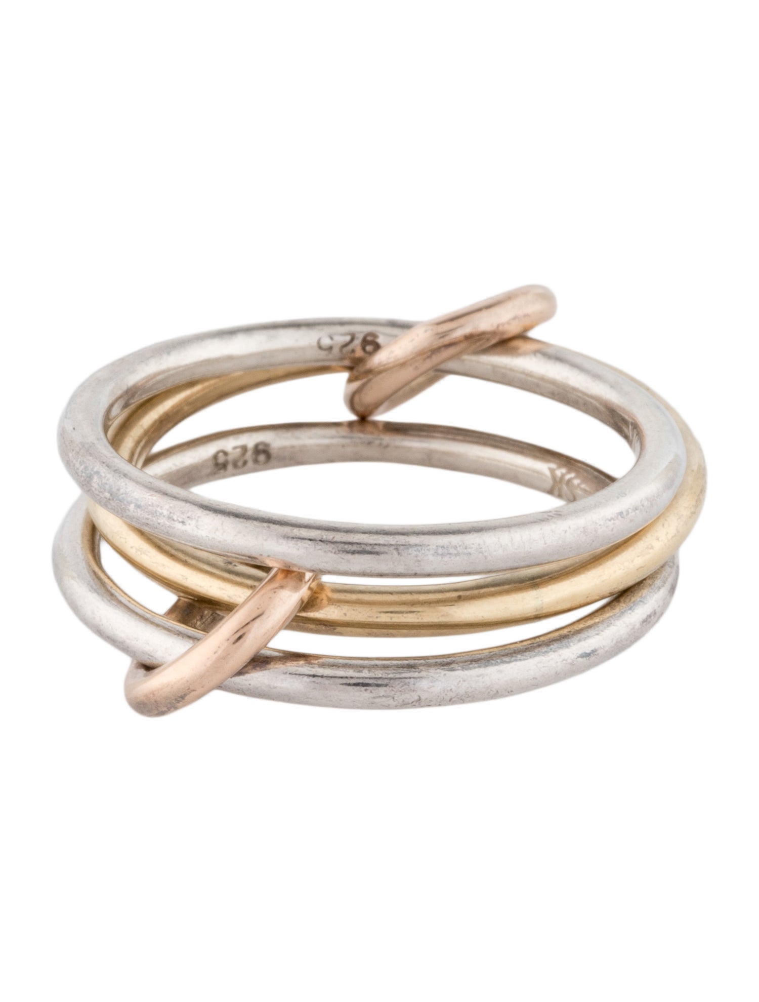 Spinelli Kilcollin 18K Tri-Color Solarium MX Ring