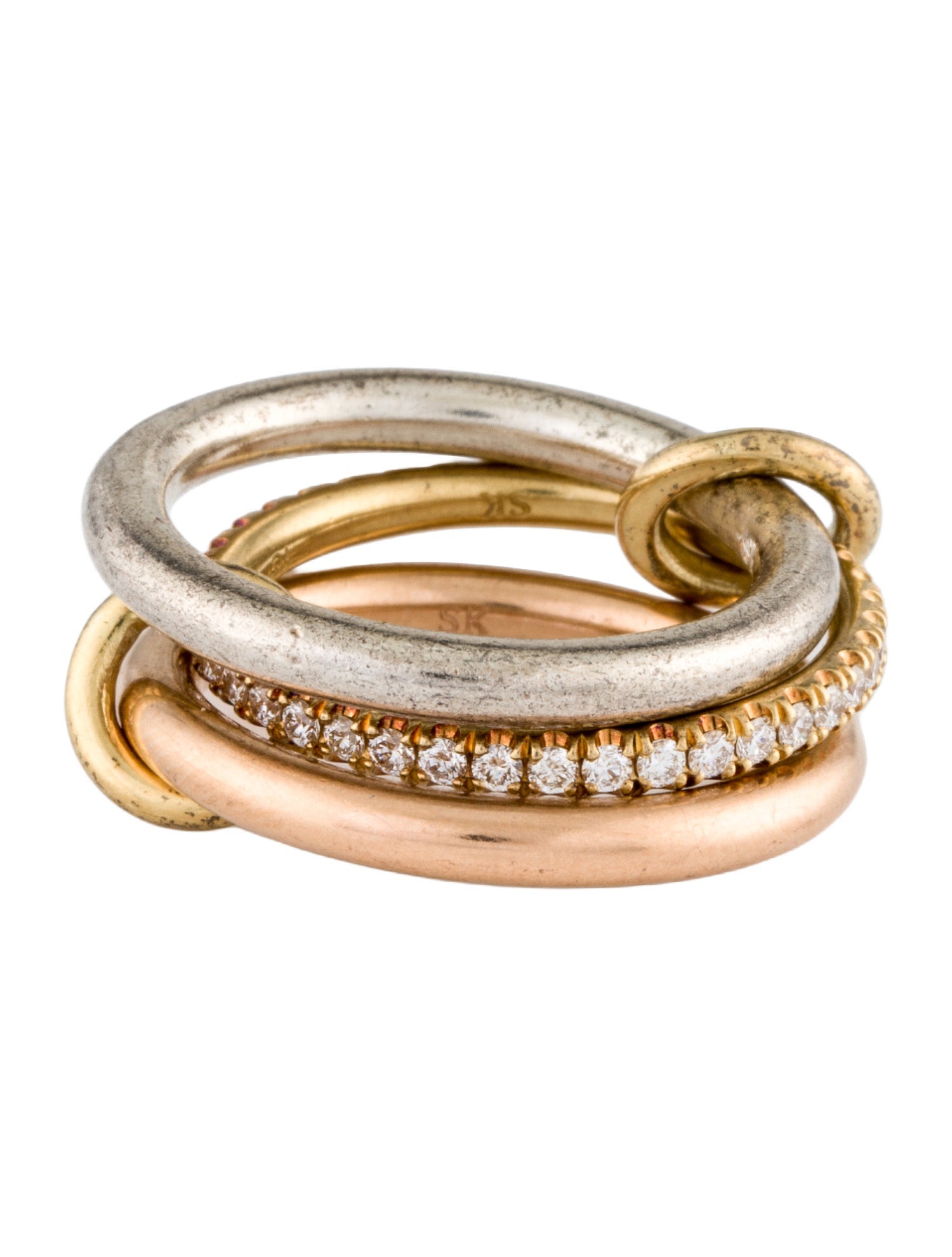 Spinelli Kilcollin Diamond Stacking Ring