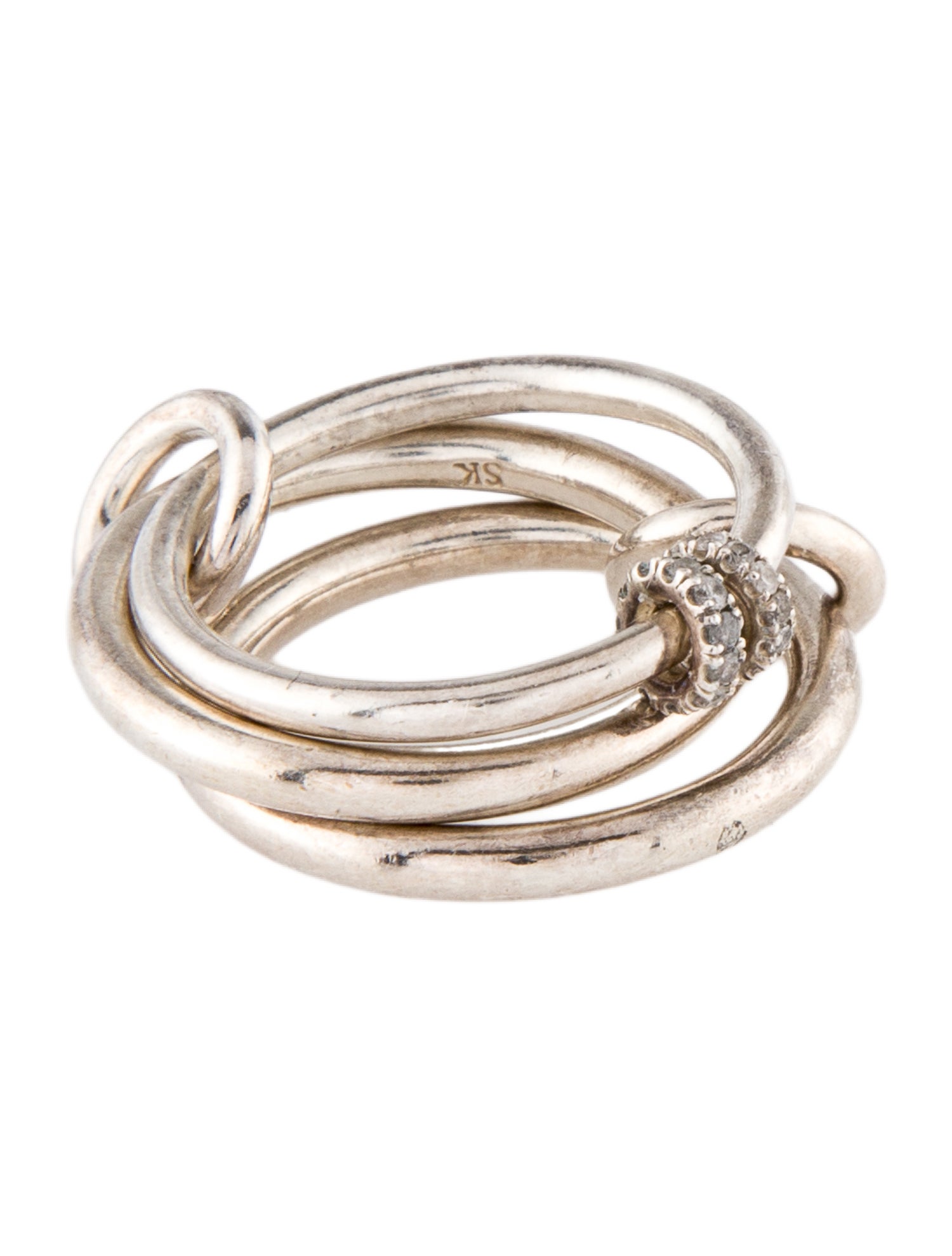 Spinelli Kilcollin Diamond Raneth Rolling Ring