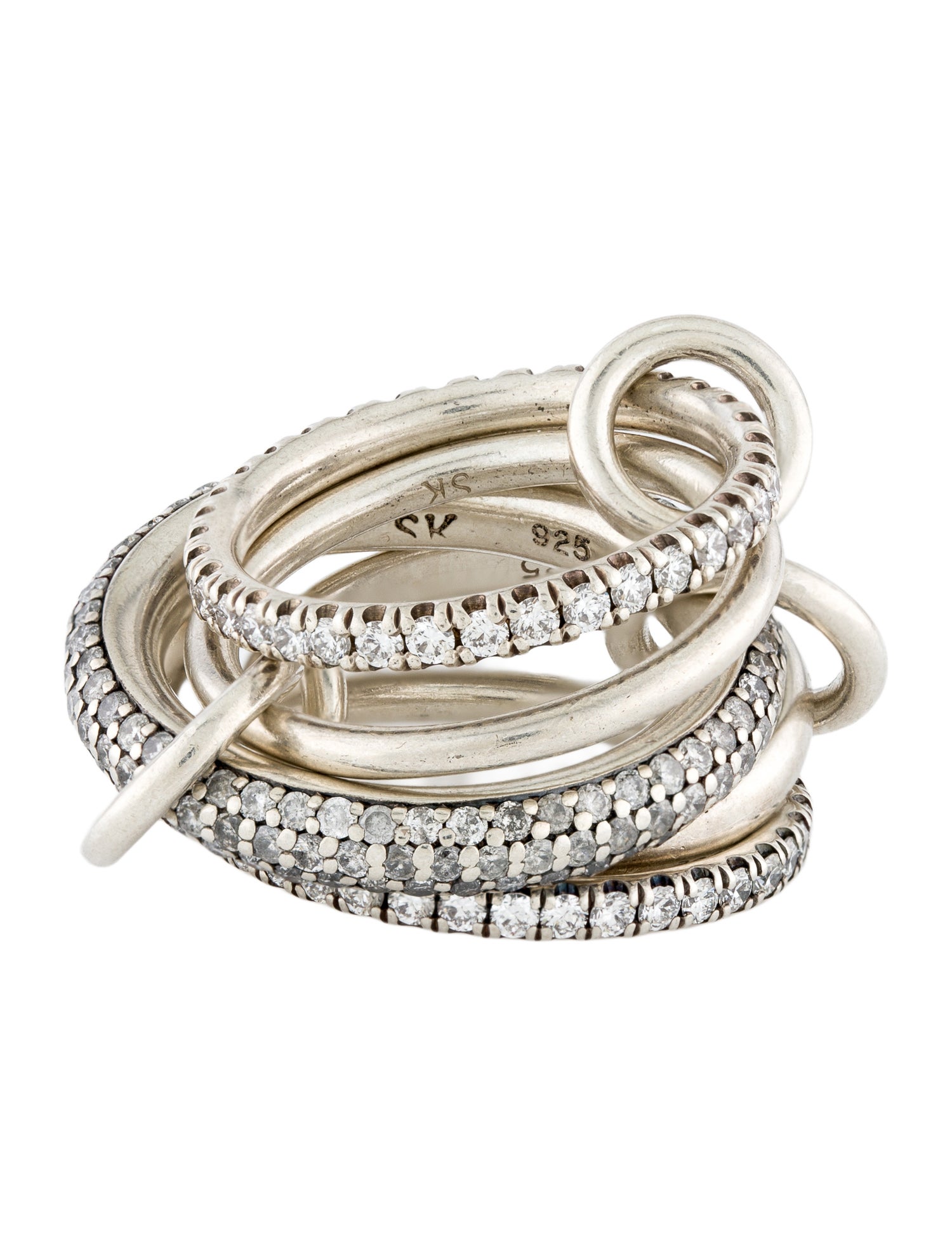 Spinelli Kilcollin 2.38ctw Diamond 5 Band Ring