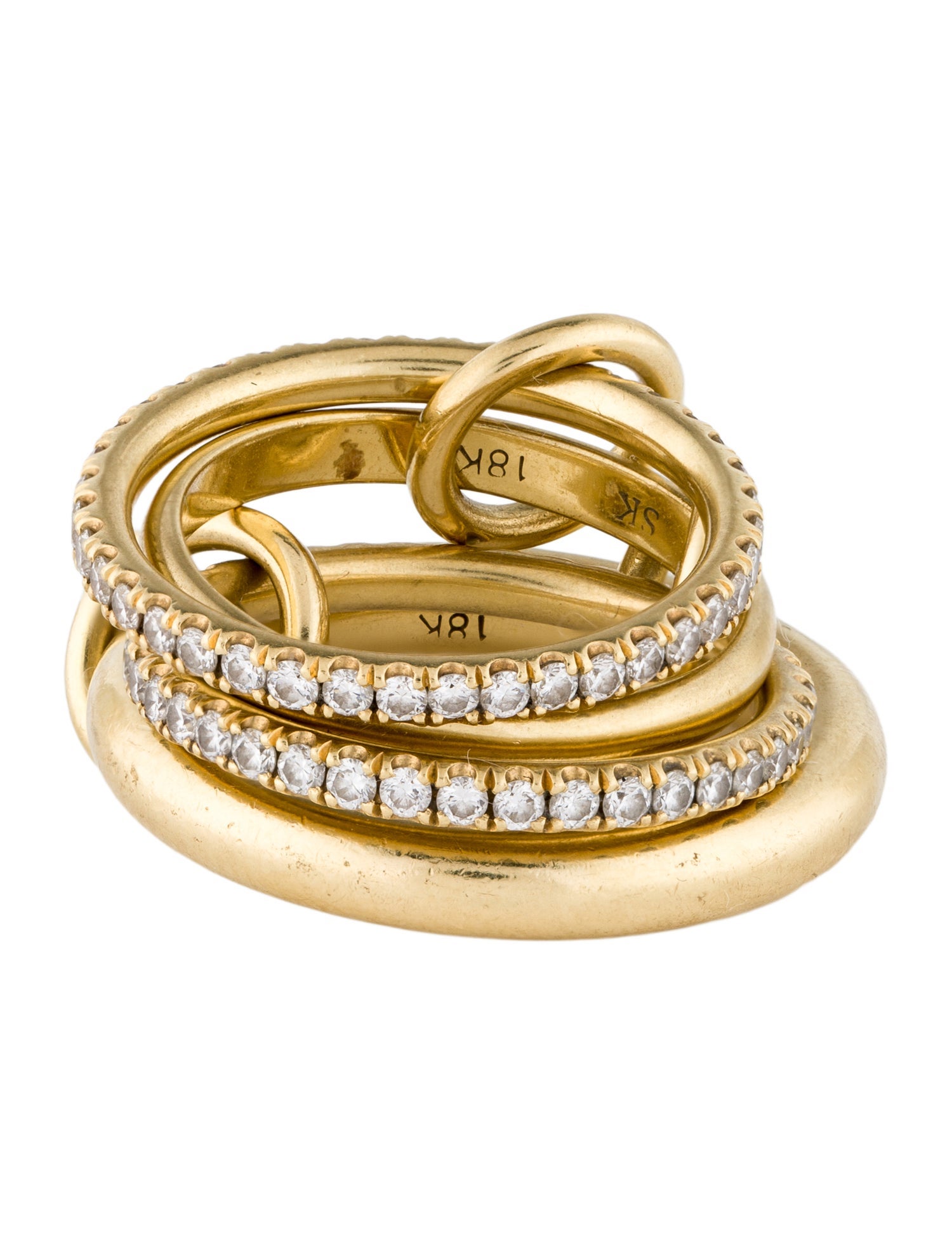 Spinelli Kilcollin 18K Diamond Polaris Ring