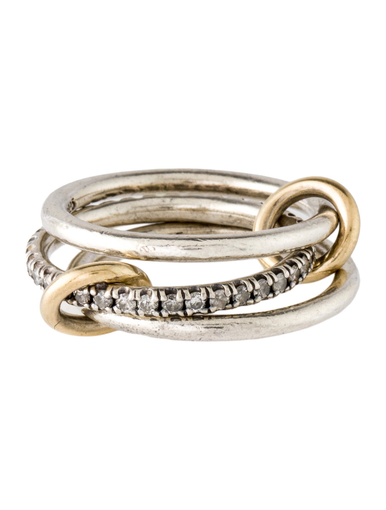 Spinelli Kilcollin Diamond Sonny Gris Rolling Ring