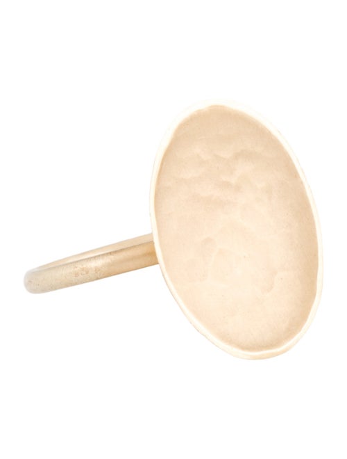 Anne Sportun 14k Hammered Cocktail Ring