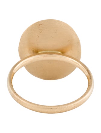 Anne Sportun 14k Hammered Cocktail Ring