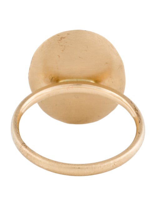 Anne Sportun 14k Hammered Cocktail Ring