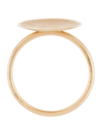 Anne Sportun 14k Hammered Cocktail Ring
