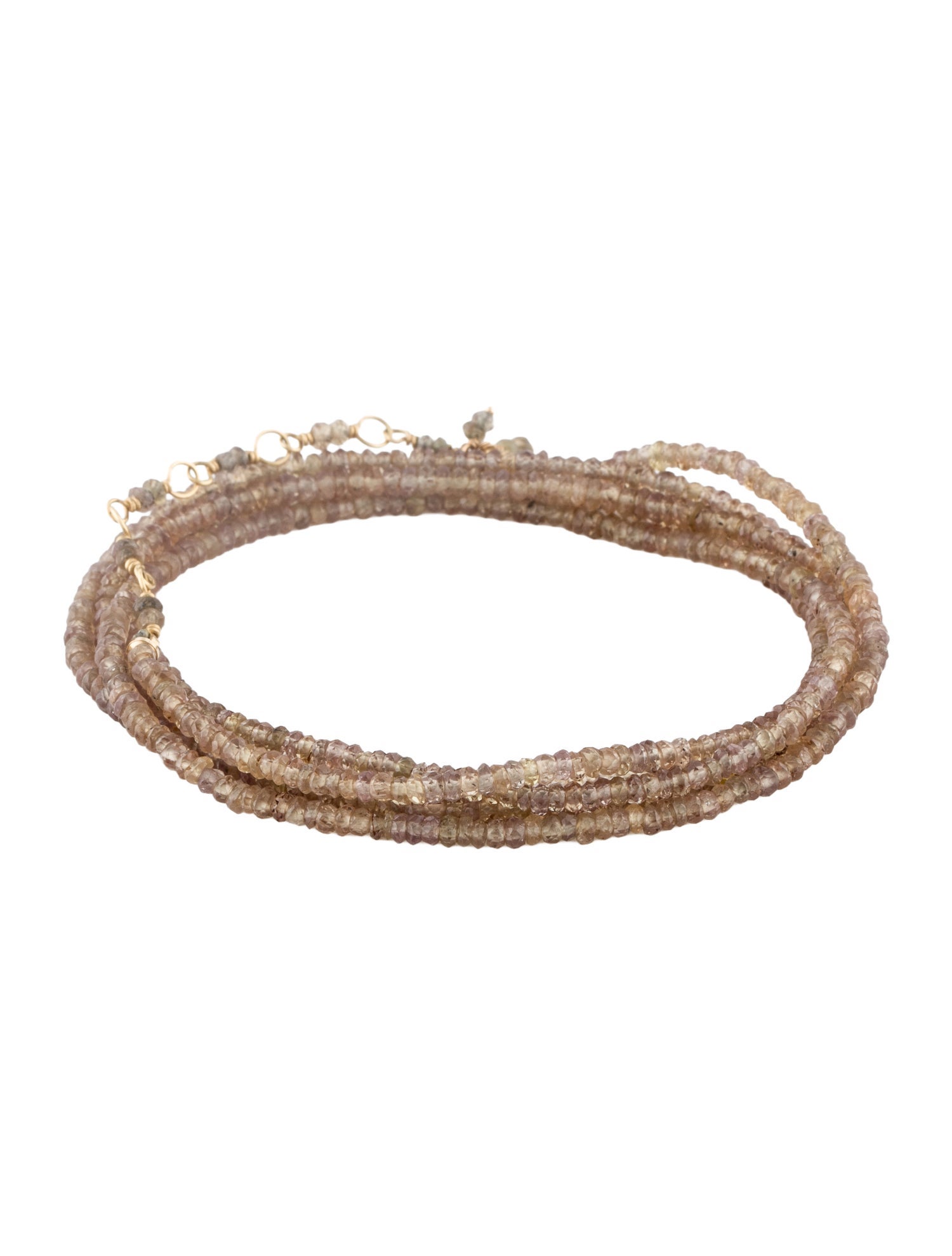 Anne Sportun Garnet Multi-Strand Wrap Bracelet
